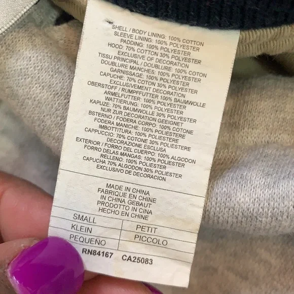 Vintage Mickey Mouse Small Denim Jacket Hooded The Disney Store Lined Preowned - Picture 9 of 9